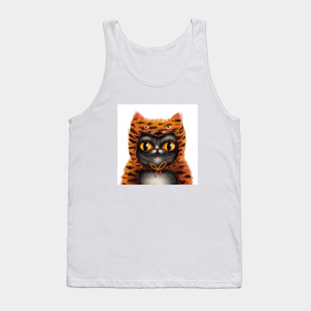 Tiger Cat Tank Top by Marysha_art